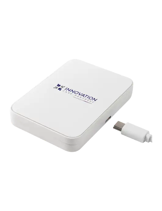 TrioCharge Travel Charging Station w/Innovation Care Partners Logo