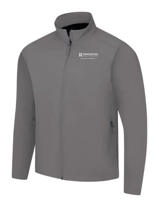 Medium Grey Core Soft Shell Jacket w/Innovation Care Partners Logo