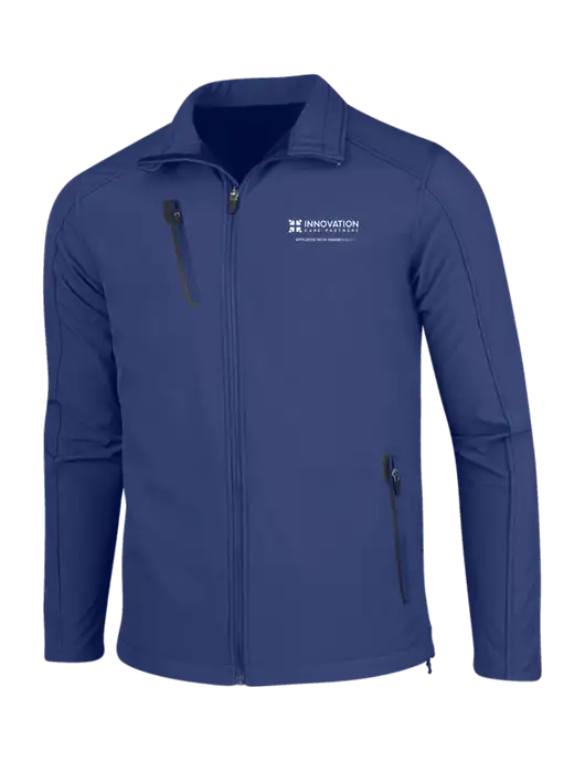 Dark Royal Welded Softshell Jacket w/Innovation Care Partners Logo