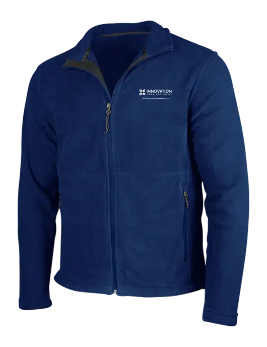 Navy Fleece Jacket w/Innovation Care Partners Logo
