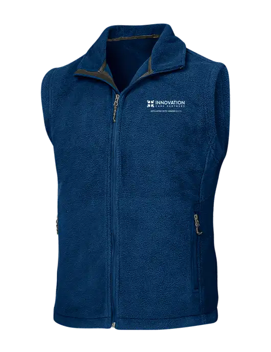 Navy Fleece Vest w/Innovation Care Partners Logo