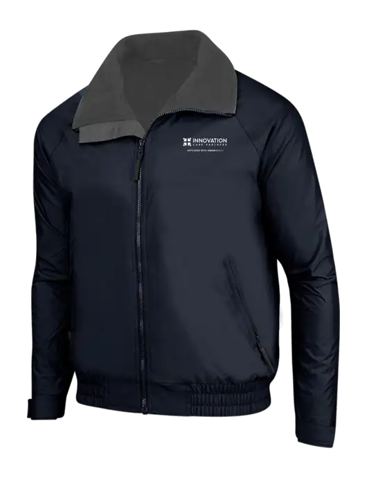 True Navy/Grey Heather Classic Competitor Jacket w/Innovation Care Partners Logo