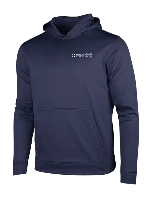 Navy Sport-Wick Fleece Hooded Pullover w/Innovation Care Partners Logo