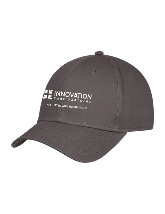Charcoal Structured Cap Hook & Loop w/Innovation Care Partners Logo
