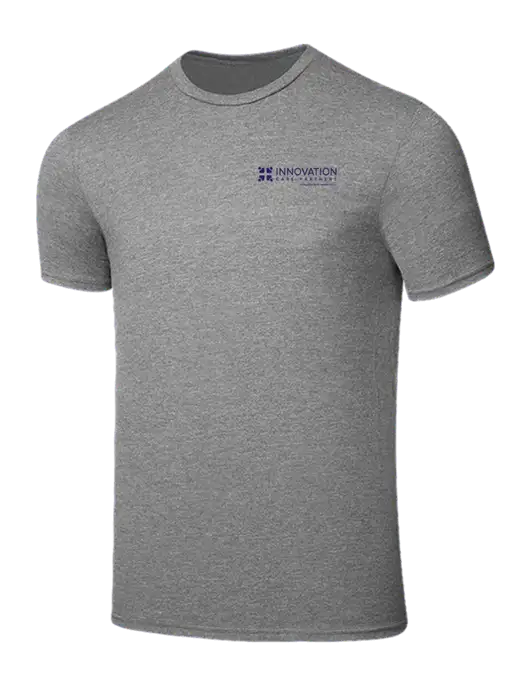 Seriously Soft Grey Frost T-Shirt w/Innovation Care Partners Logo