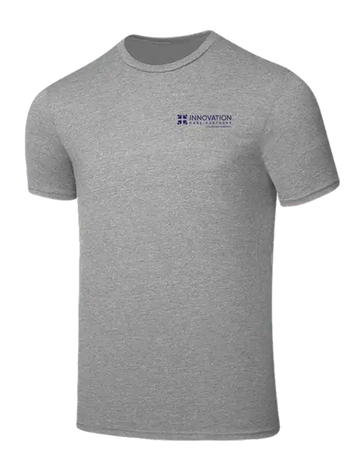 Seriously Soft Light Heather Grey T-Shirt w/Innovation Care Partners Logo