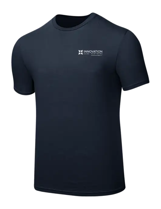 Seriously Soft Navy T-Shirt w/Innovation Care Partners Logo