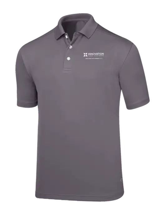 Callaway Core Medium Grey Performance Polo w/Innovation Care Partners Logo