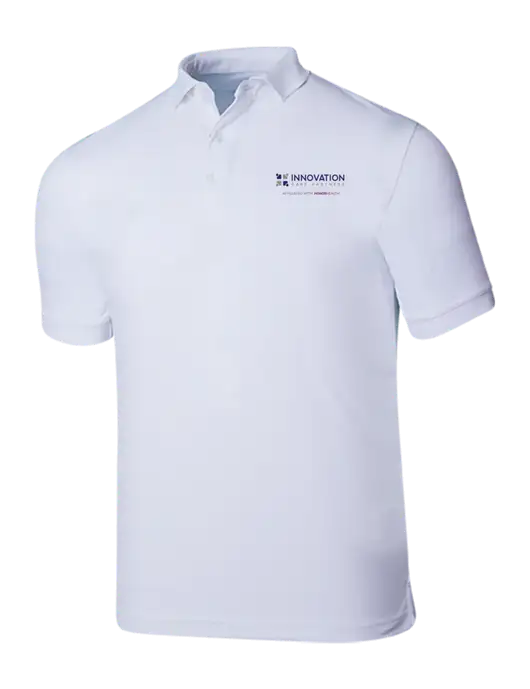 Callaway Ottoman Bright White Polo w/Innovation Care Partners Logo