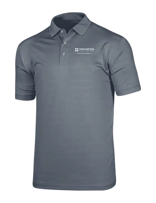 Callaway Vibrant Light Grey Ventilated Polo w/Innovation Care Partners Logo