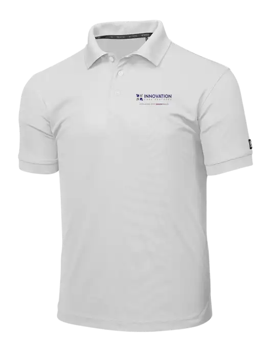 OGIO Bright White Caliber 2.0 Polo w/Innovation Care Partners Logo