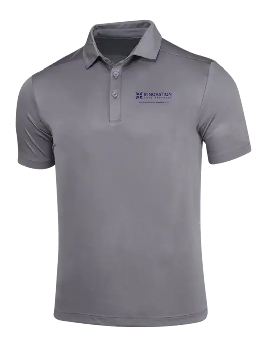 Dark Smoke Grey Posi-UV Pro Polo w/Innovation Care Partners Logo
