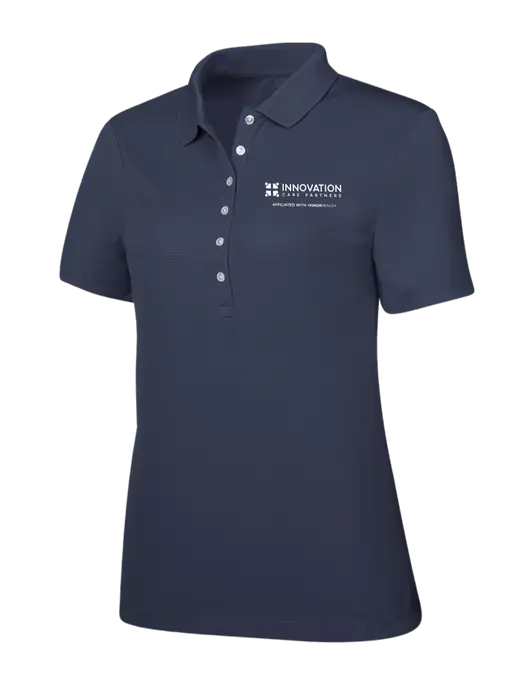Callaway Womens Ottoman Navy Polo w/Innovation Care Partners Logo