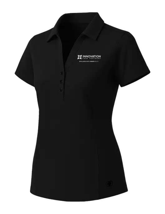 OGIO Womens Blacktop ONYX Polo w/Innovation Care Partners Logo