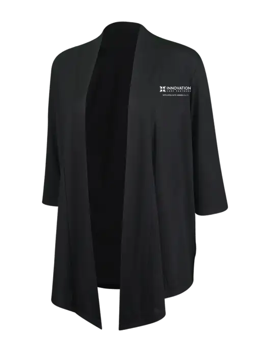 Black Womens Concept Shrug w/Innovation Care Partners Logo