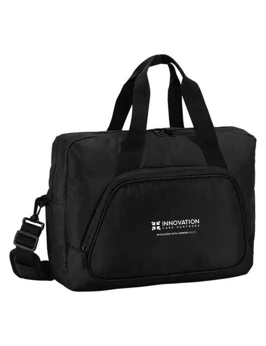 City Black Laptop Briefcase w/Innovation Care Partners Logo