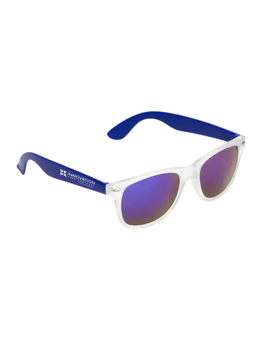 Key West Blue Mirrored Sunglasses w/Innovation Care Partners Logo