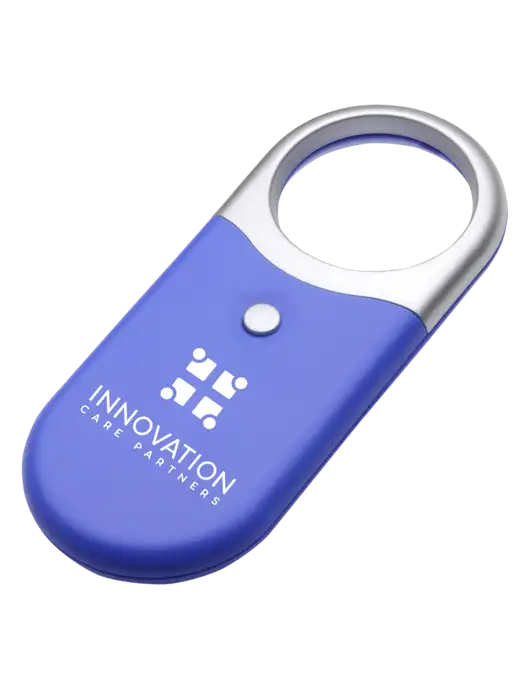 Compact Blue Magnifier Light w/Innovation Care Partners Logo