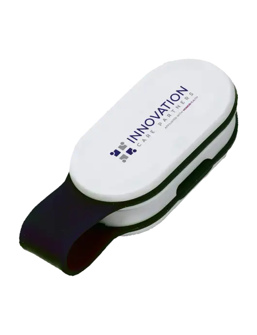 Magna Clip Black Personal Safety Light w/Innovation Care Partners Logo
