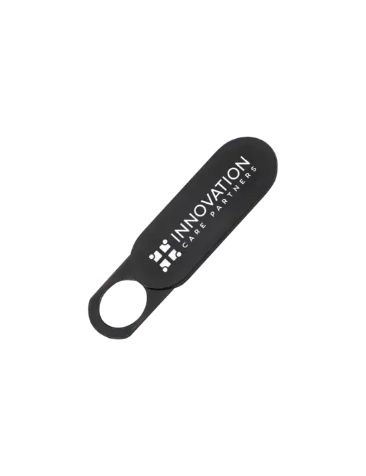 Black Web Cam Cover w/Innovation Care Partners Logo